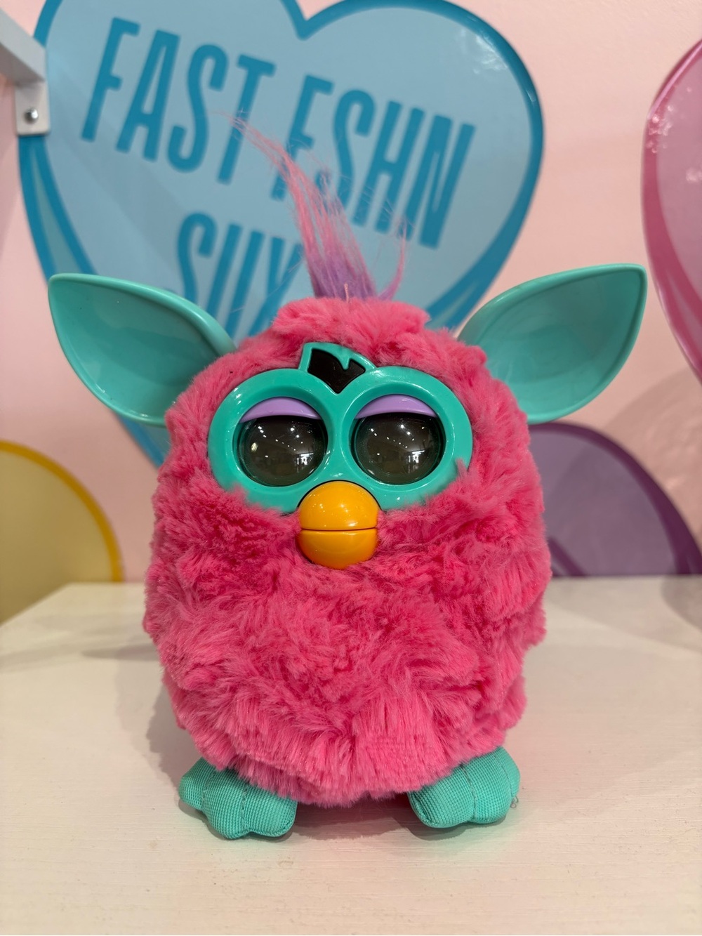 2012 Pink Turquoise Furby Boom (working)
